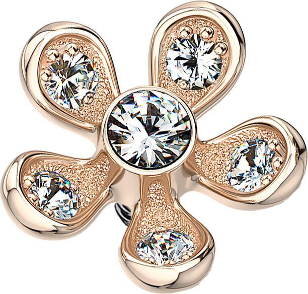 Immagine prodotto Star Piercing Dermal Anchor fiore d'oro rosa (Acciaio chirurgico 316L, Ottone)