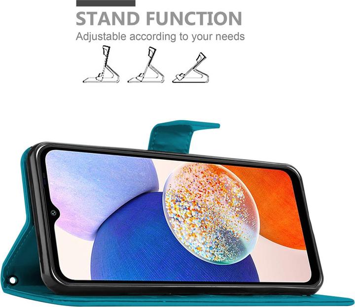 Image du produit Cadorabo Housse pour Samsung Galaxy A14 4G / 5G / M14 avec motif floral (Samsung Galaxy M14, Samsung Galaxy A14)