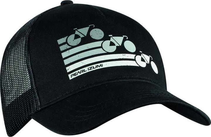 Produktbild Pearl Izumi Recycled Trucker Hat bike stripe black