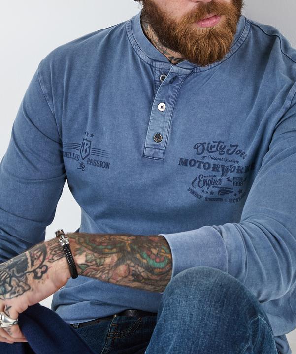 Actual product image Joe Browns Washed Graphic Print Henley (XL)