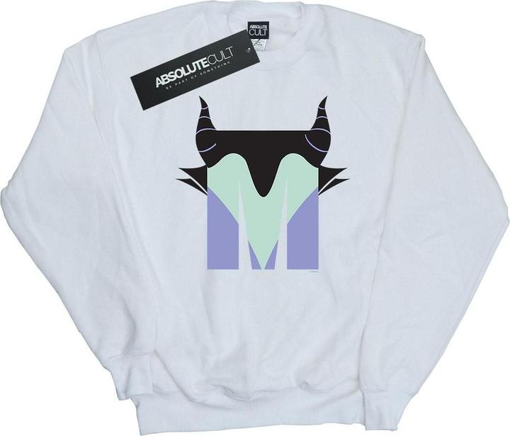 Actual product image Disney Girls Alphabet M Is For Maleficent Sweatshirt (128)