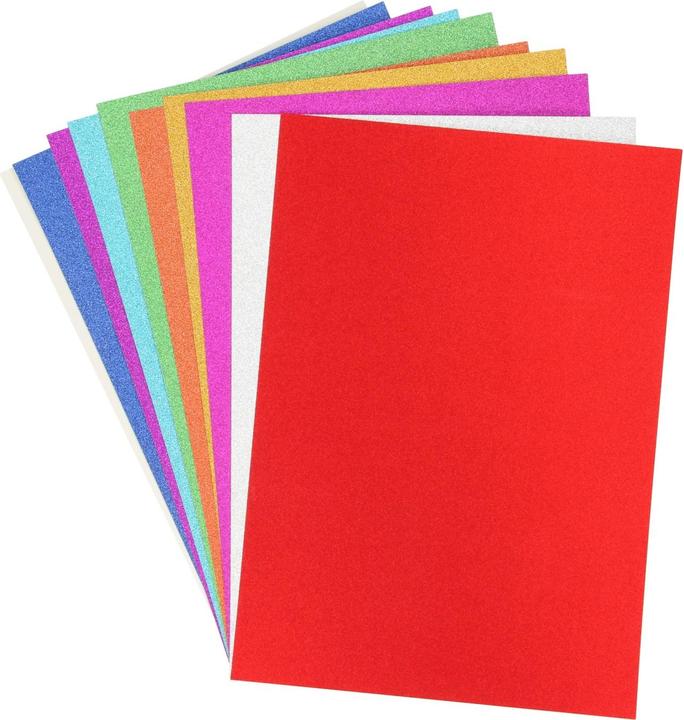 Produktbild Grafix Glitzerkarton A4, 10 Blatt (200 g/m², 10 x)