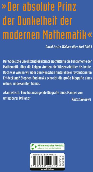 Produktbild Reise zu den Grenzen der Vernunft (Deutsch, Stephen Budiansky, 2022)