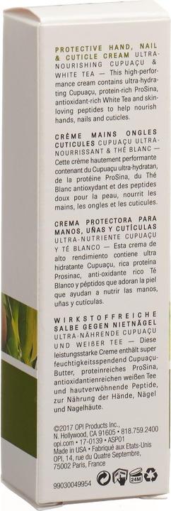 Immagine prodotto OPI Pro Spa - Crema protettiva per mani, unghie e cuticole (50 ml)