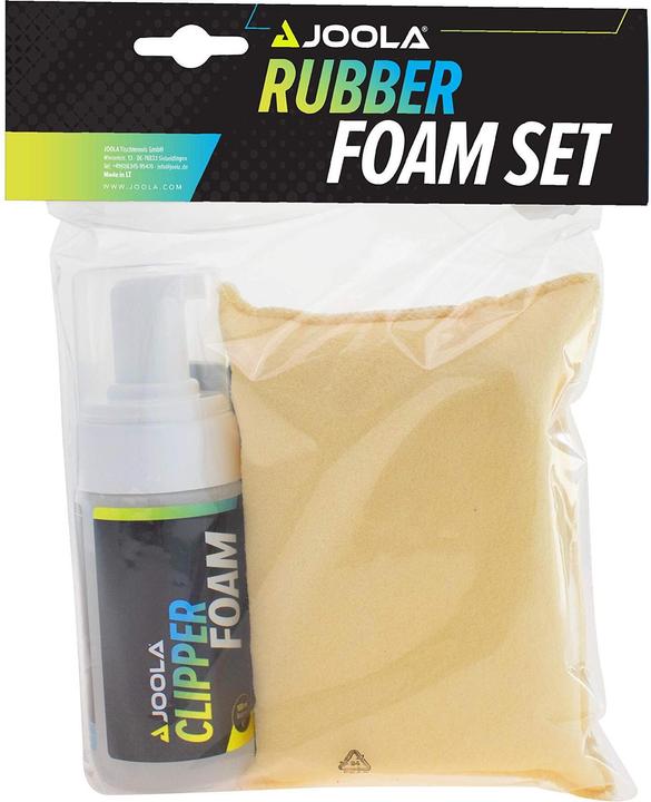 Joola Set aus Schaumreiniger und Schwamm