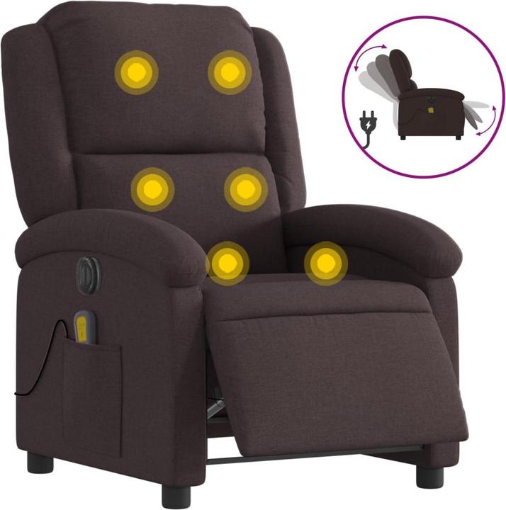 Produktbild VidaXL Massagesessel Elektrisch Stoff