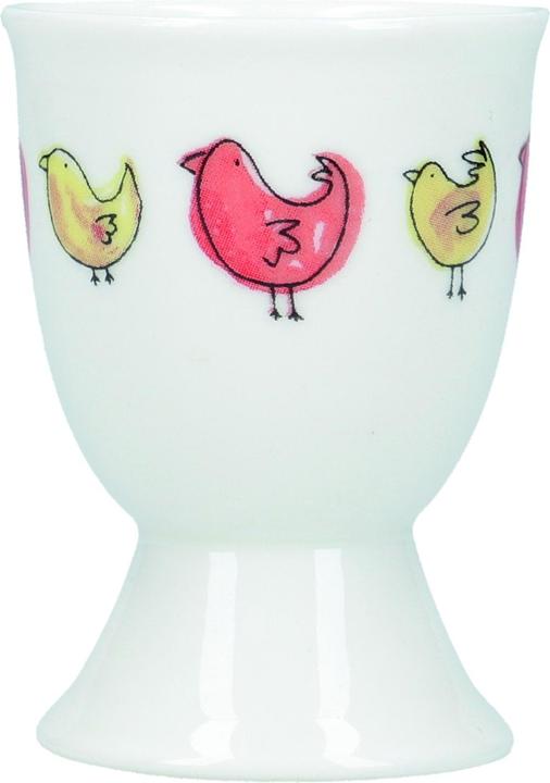 Kitchen Craft KitchenCraft Porcelain Egg Cup, Chicks Design, Labelled