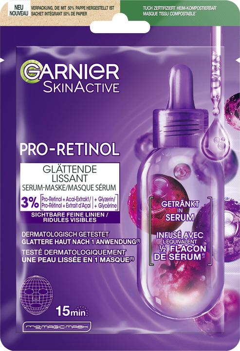 Garnier SkinActive Tuchmaske Retinol