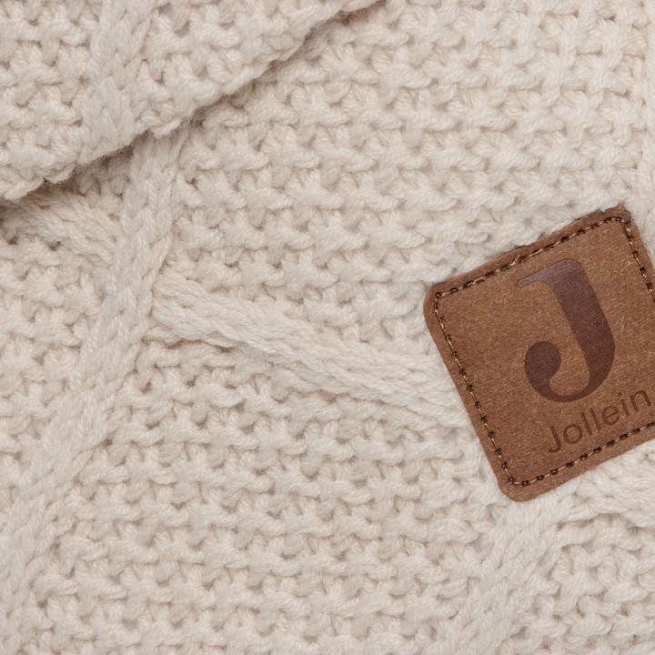 Actual product image Jollein Care basket Check Knit Oatmeal 14 x 18 cm