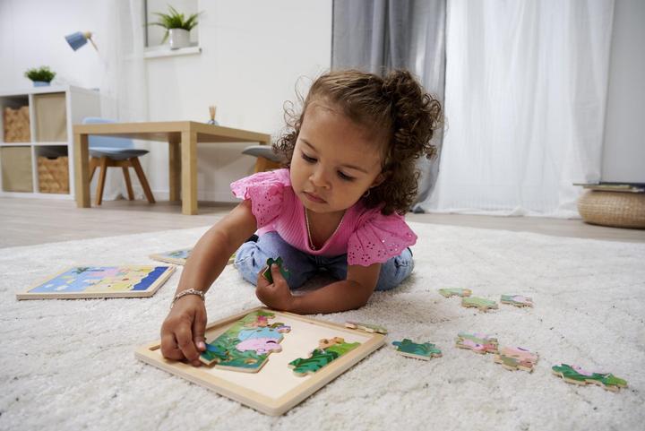Immagine prodotto Eichhorn Peppa Pig, puzzle a intarsio, 3 assortiti. (20 pezzi)