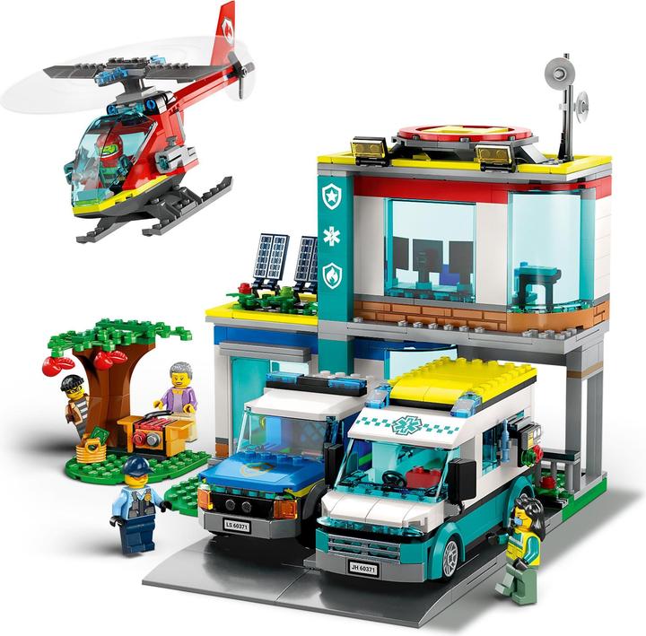 Immagine prodotto LEGO 60371 Sede del veicolo di soccorso (60371, LEGO City)