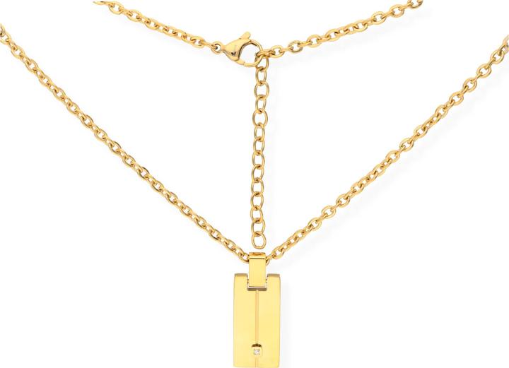 Actual product image Carat Men's Classic Diamond (Stainless steel, 50 cm)
