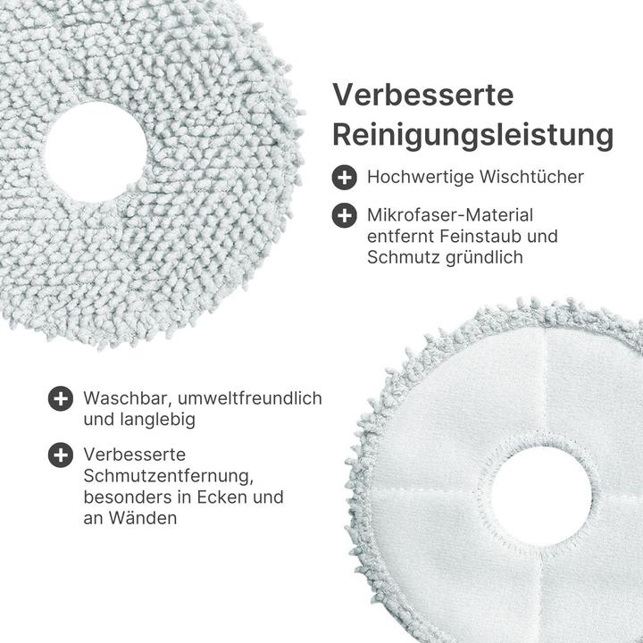 Actual product image Hermex Alternative wipes for Xiaomi Roborock Q Revo P10