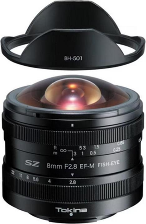 Actual product image Tokina SZ 8mm 1:2.8 Fisheye Canon EF-M (Canon EF-M, APS-C / DX)