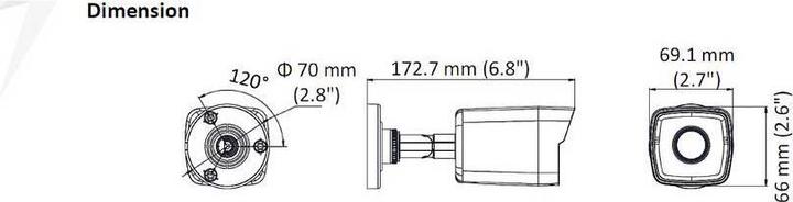 Actual product image Hikvision DS-2CD1021-I (1920 x 1080 Pixels)