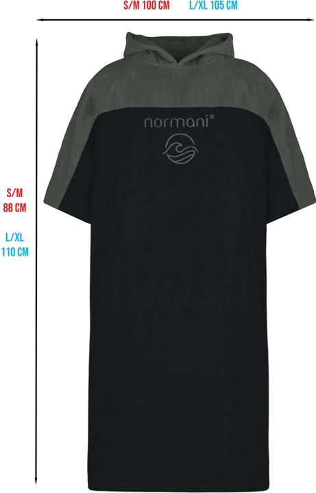 Actual product image Normani Surfer Poncho Kuta - 8535 (S/M)