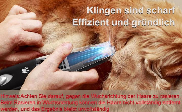 Immagine prodotto Hofeny Pfotentrimmer mit Staubsauger für Haustiere (Gatto, Cane)