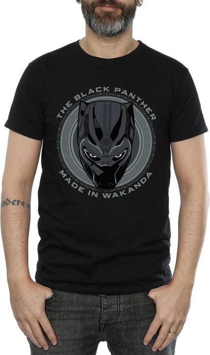 Black Mens Made in Wakanda Cotton T-Shirt