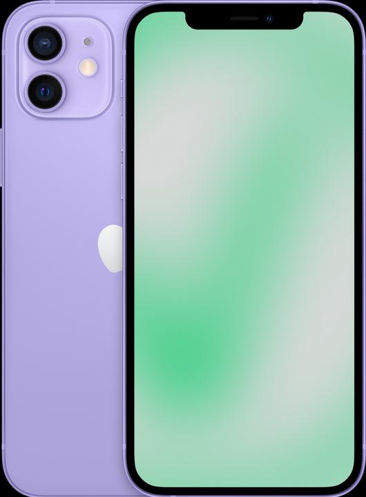 Produktbild Revendo iPhone 12 (128 GB, Purple, 6.10", 12 Mpx, SIM + eSIM, D / Akzeptabel)