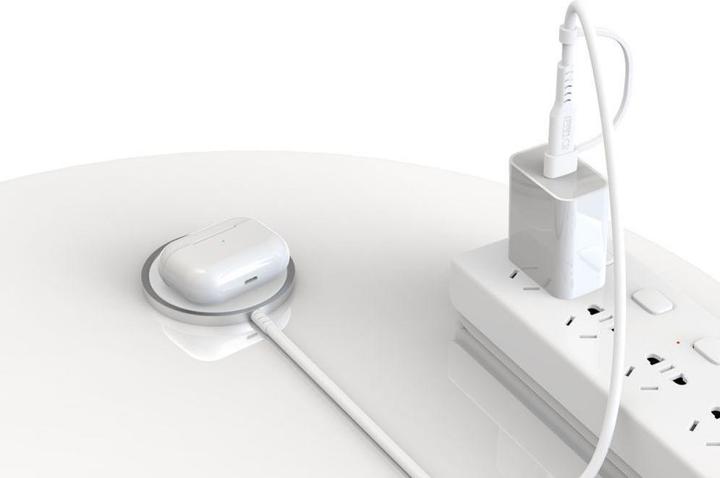 Image du produit Tech-Protect QI15W-A25 chargeur MagSafe 15W à induction avec câble USB-A / USB-C - blanc (15 W)