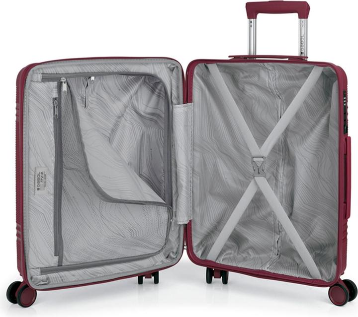 Produktbild Gabol Saori 4 Rollen Kofferset 3-teilig mit Dehnfalte (220 l, XL (ab 115l))