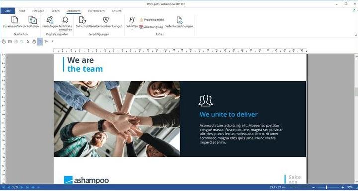 Immagine prodotto Ashampoo PDF Pro 4 ESD, versione completa, 1 PC, famiglia di prodotti (1 Utente, Senza limiti)