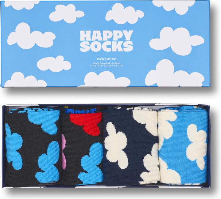 Immagine prodotto Happy Socks Calzini nuvolosi (confezione da 4, 36 - 40)