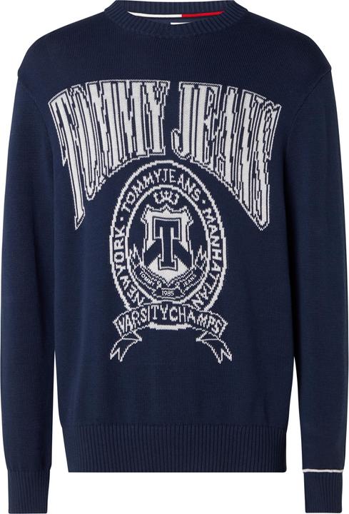 Produktbild Tommy Hilfiger Tommy Jeans Relaxed Varsity Jacquard Knit Sweater - 88647 (S)