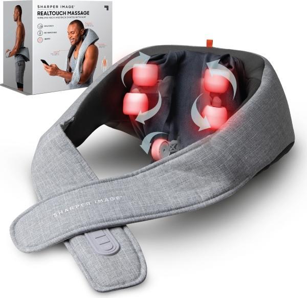Immagine prodotto Sharper Image Massaggiatore Realtouch Wireless Per Collo E Schiena Con Calore