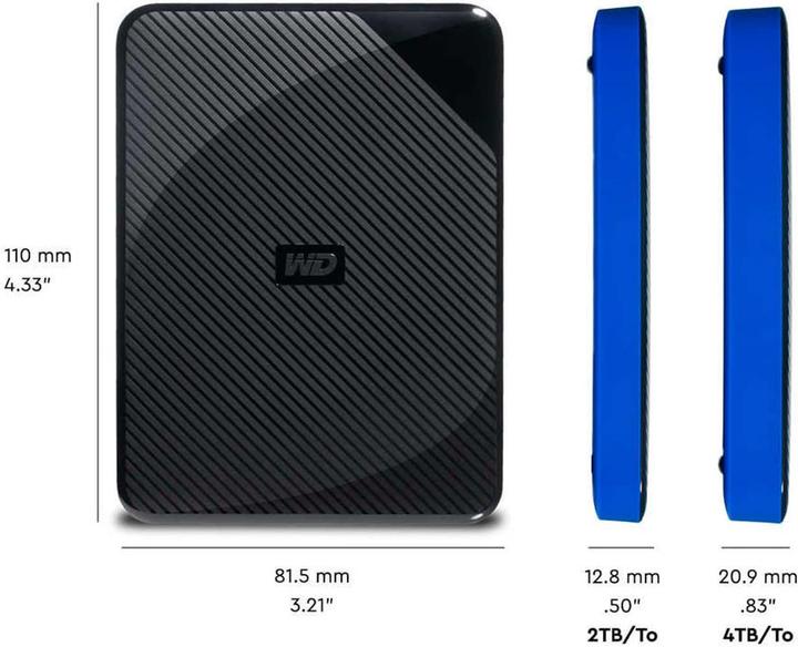 Actual product image WD Gaming Drive For PlayStation (4 TB)
