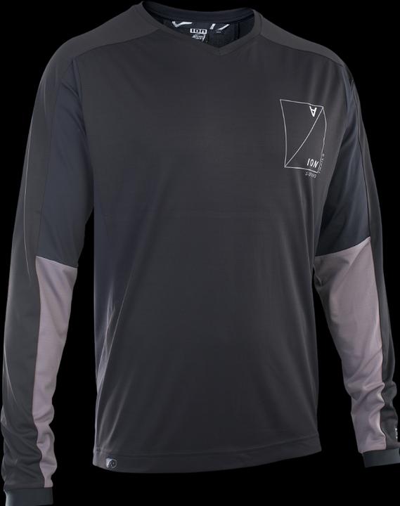 Actual product image ION Bike Jersey Traze Amp LS AFT men - black (S)
