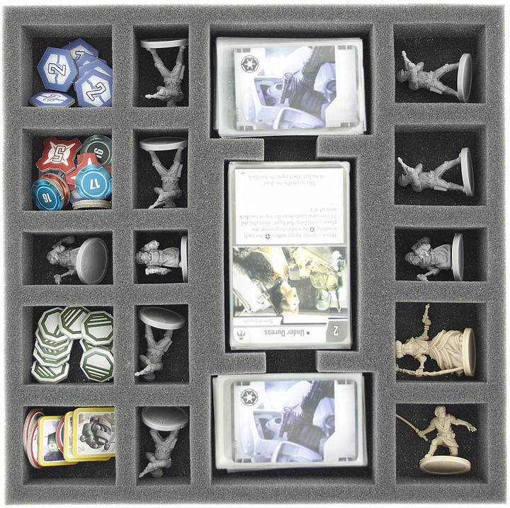 Produktbild Feldherr FH56978 - Schaumstoff-Set für Star Wars - Imperial Assault: Riskantes Spiel auf Bespin (Kunststoff)