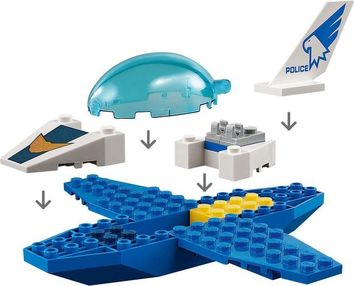 Actual product image LEGO Police Airplane Patrol (60206, LEGO City)