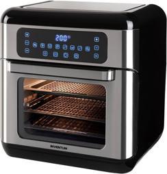 Actual product image Inventum GF1200HLD - Airfryer oven - Heteluchtfriteuse met roterende mand - Inhoud 12 litre - Zwart/RVS