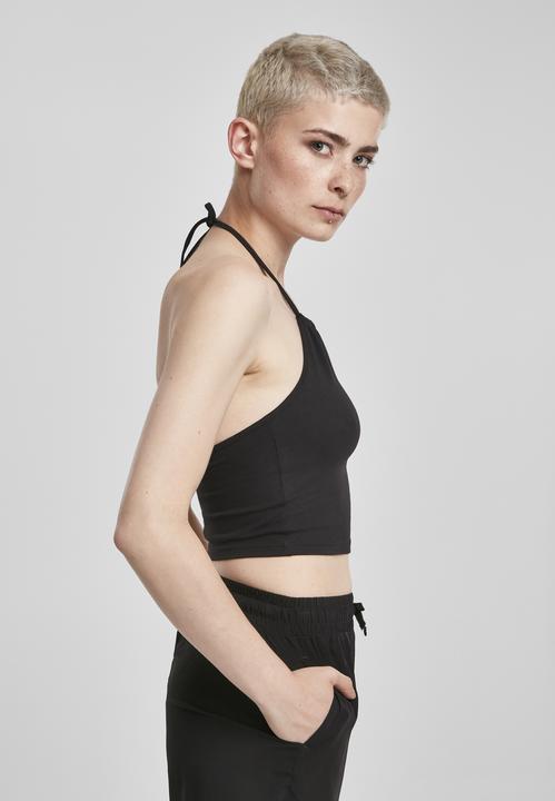 Produktbild Urban Classics Ladies Cropped Neckholder Top 2-Pack (XS)