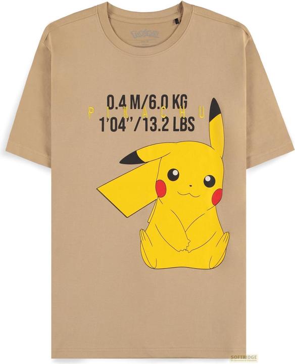 Immagine prodotto Difuzed Maglietta Pokemon Beige Pikachu Taglia XXL (XXL)