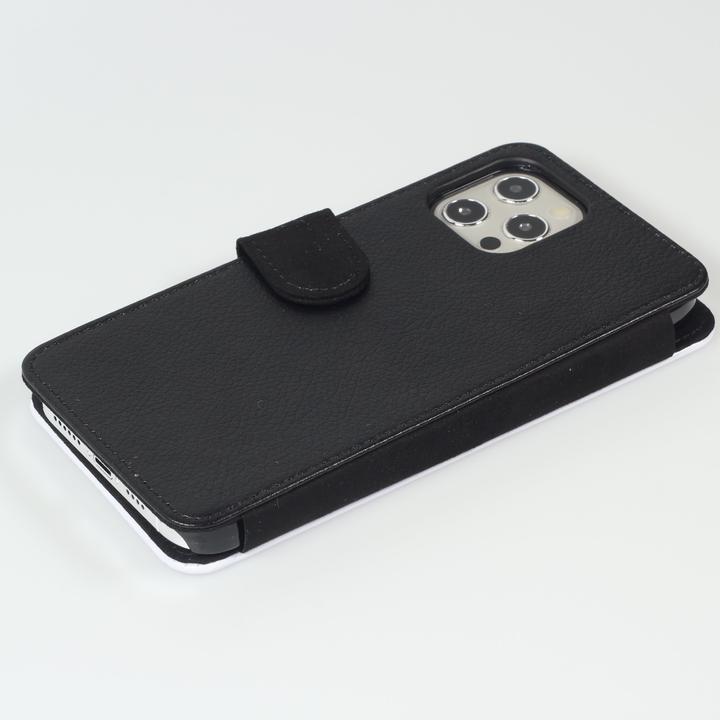 Produktbild PhoneLook Hülle Wallet schwarz Grey magic hands (Apple iPhone 12 Pro Max)