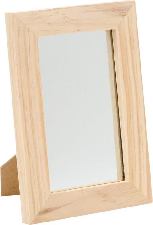 Immagine prodotto Glorex Specchio con cornice in legno 13,5x19,5cm