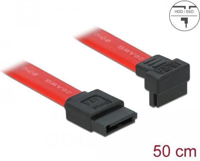 Produktbild Delock SATA2 Kabel intern, 50cm, 90Grad gewinkelt