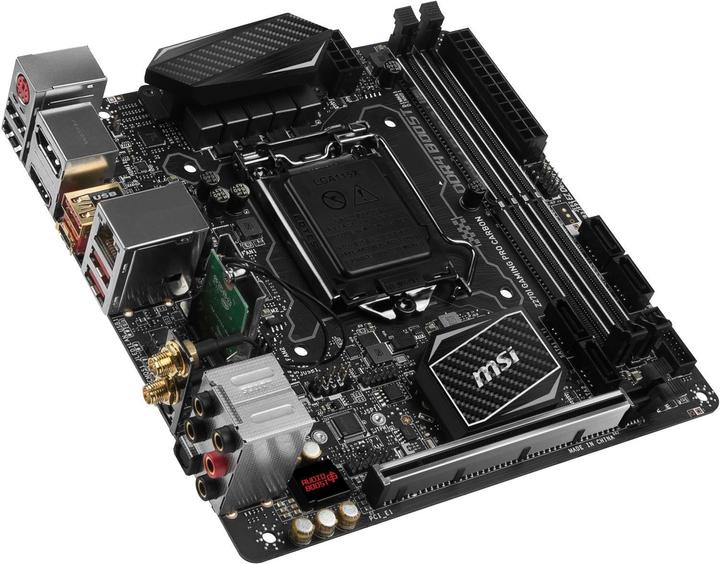 Produktbild MSI Z270I Gaming Pro Carbon AC (LGA 1151, Intel Z270, Mini-ITX)