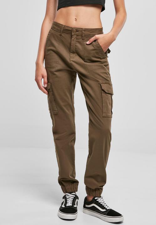 Actual product image Urban Classics Ladies Cotton Twill Utility Pants (34)