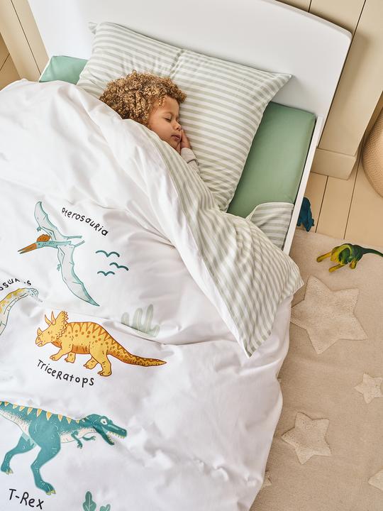 Actual product image Vertbaudet Magicouette DINOS children's bed linen set with recycled cotton