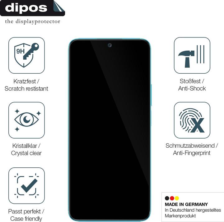Image du produit Dipos Film de Protection d’écran Anti-Shock (2 pièce(s), Honor 90 Lite)