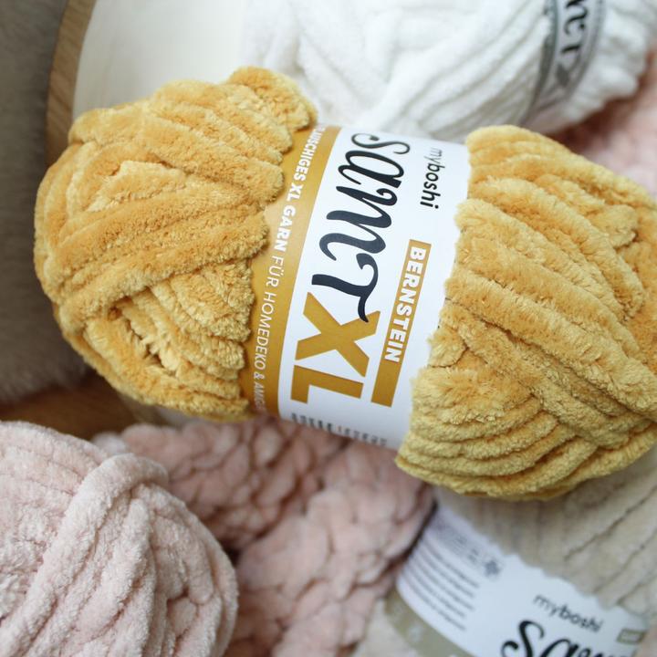 Image du produit Myboshi Wolle Chenille Samt XL Seerose (40 m)