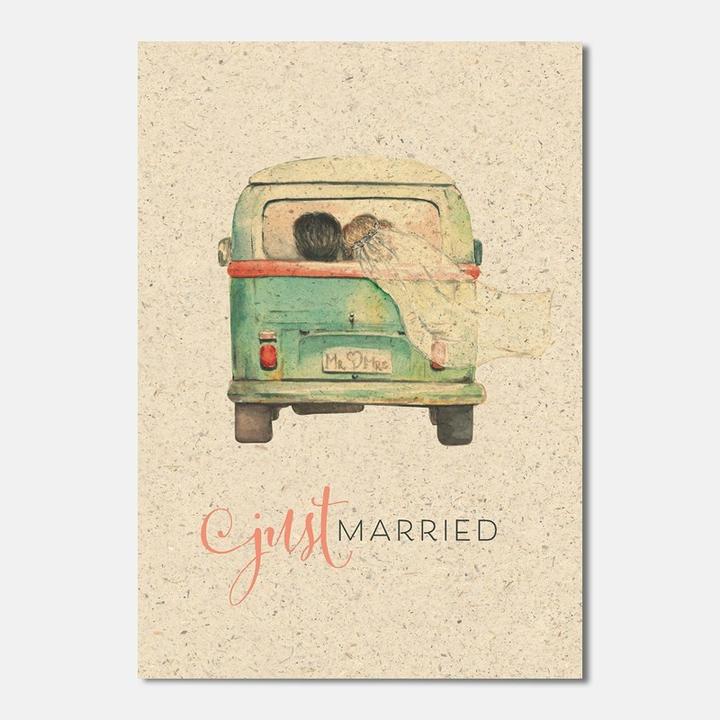 Image du produit Carte de mariage Édition papier à l'herbe (1 pcs)