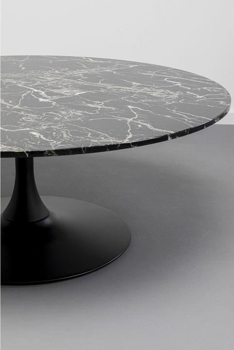 Produktbild Kare Design Couchtisch Schickeria Marmor Schwarz Ø110cm