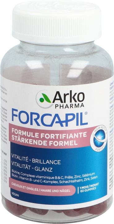 Actual product image Arkopharma Forcapil Gummies Haare und Nägel (60 Piece, Gummies, 192 g)