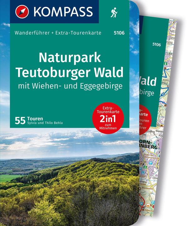 Image du produit Wanderführer Naturpark Teutoburger Wald mit Wiehen- und Eggegebirge, 55 Touren (Allemand, Silvia et Thilo Behla, 2023)