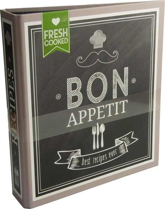 Immagine prodotto Goldbuch Raccoglitore ad anelli per ricette "Bon Appetit (21 x 22 cm, Righe, Copertina rigida)