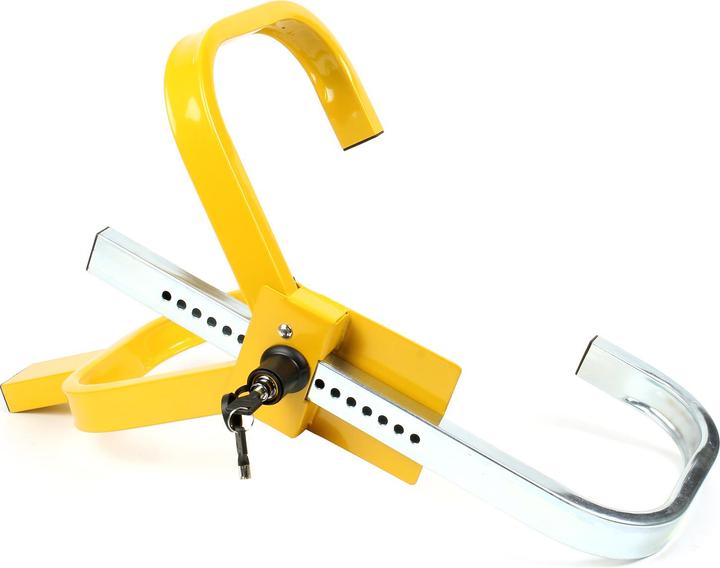 Image du produit Wiltec XPOtool Sabot de voiture Bloque-roue Antivol Auto avec Serrure 2 Clés Largeur de roues 225mm 13-15&q
